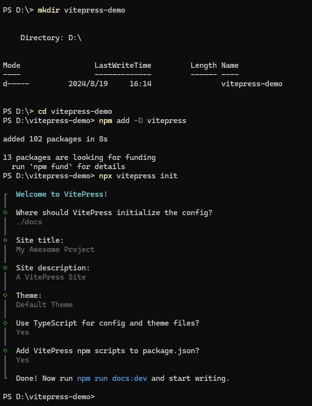 vitepress-demo-terminal